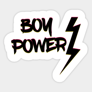 Boy Power Sticker